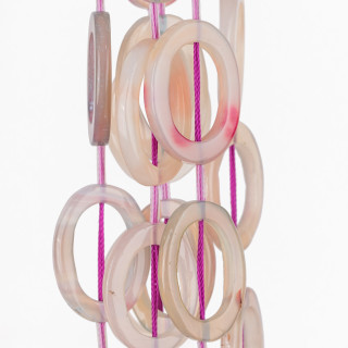 Agate Plaque Perforée 26x35mm MOD7