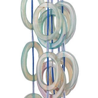 Αχάτης Διάτρητη Πλάκα 26x35mm MOD9