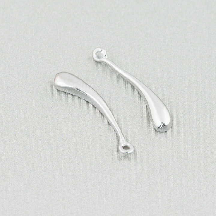 Ασημένιο μενταγιόν 925 03x16mm 20τμχ Ρόδιο