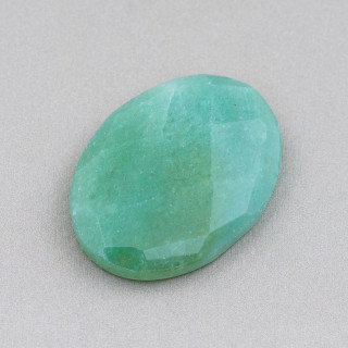 Μεγάλο οβάλ με όψη Cabochon Εξάρτημα 30x40mm 1 τεμ Green Aventurine