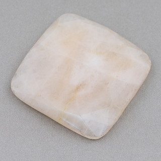 Μεγάλο Τετράγωνο Faceted Cabochon Component 40mm 1τμχ Ασβεστίτης