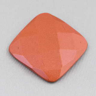 Μεγάλη όψη τετράγωνη Cabochon Εξάρτημα 40mm 1τμχ Sunstone