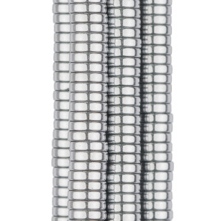 Rondelles Hématite Disques Lisses 10x2mm Argent