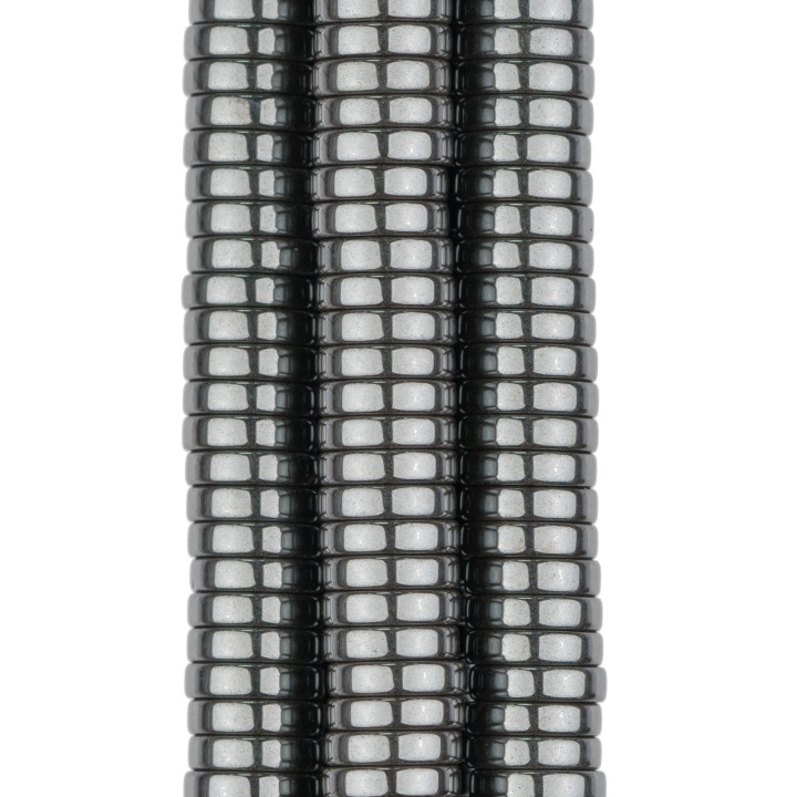 Ematite Naturale Rondelle Dischi Liscio 10x2mm