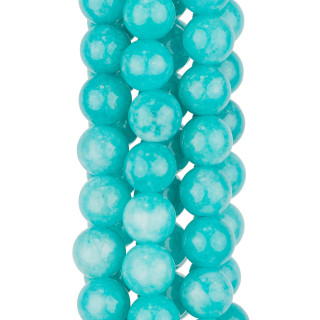 Jade Turquoise Lisse Rond 08mm Effet Amazonite