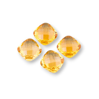 Cabochon Pierre Hydrothermale Composant Carré Topaze 08mm 8pcs