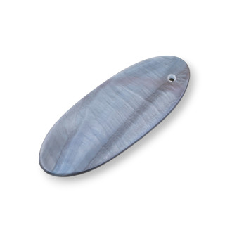 Componente Colgante Nácar Negro MOD70 17x42mm 2pcs