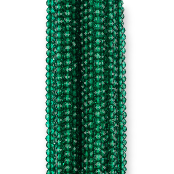 Synthetische Zirkone facettierter Diamantschliff 2,5 mm Smaragd