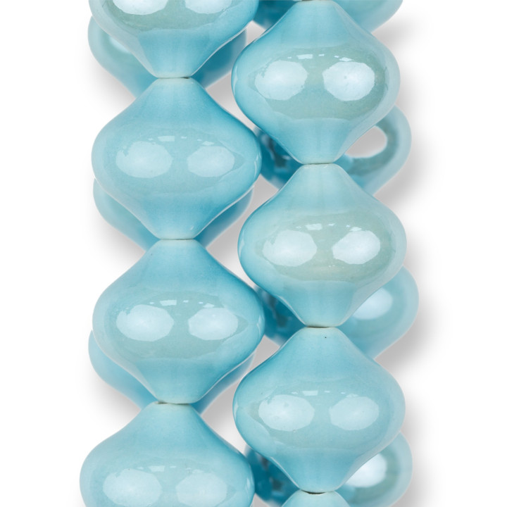 Tapa Cerámica Pulida Forma 22x21mm Azul Claro