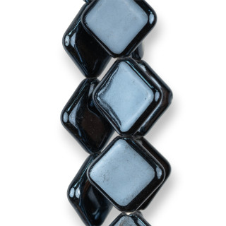 Céramique Brillant Losange 21mm Noir Jet