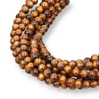 Madrepora Or Lisse Rond 06mm