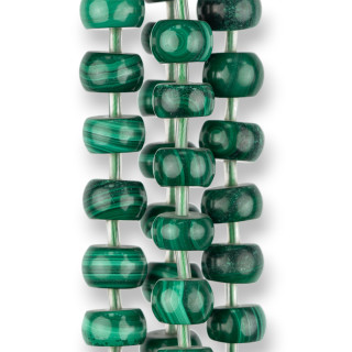 Rondelles Malachite 12-13x6mm