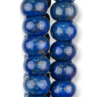 Blue Lapis Lazuli Reinforced Rondelle 18x14mm