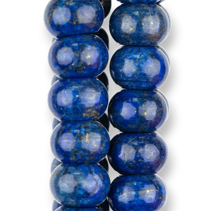 Μπλε Lapis Lazuli Ενισχυμένο Rondelle 18x14mm