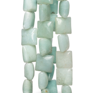 Amazonite Carré Plat 10mm Second Choix