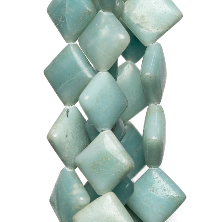 Amazonite Flat Rhombus 12mm Second Choice