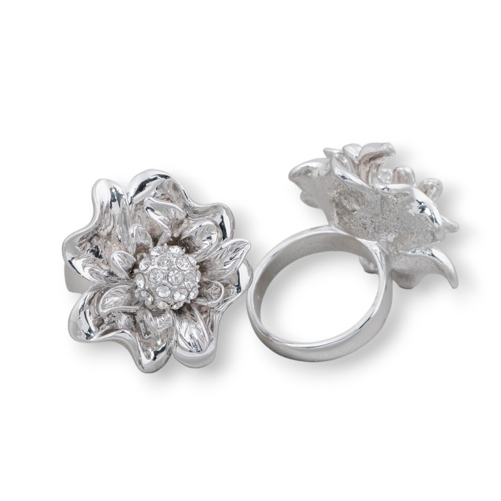 Bronze Ring With Zircon 27mm Random Size MOD20