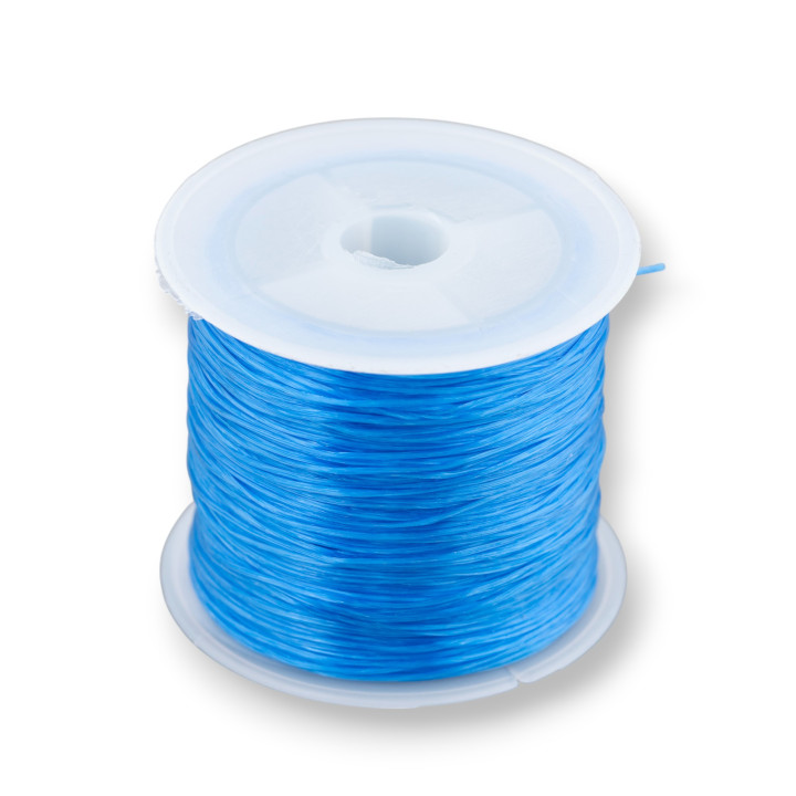 Filo di Elastico Multifilo Misura 0,5mm 30 Metri 1 Bobina Blu