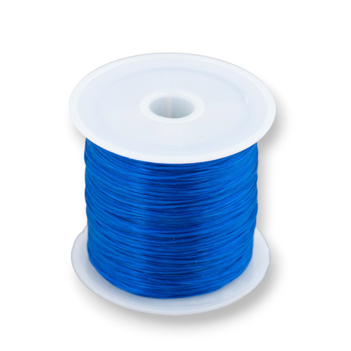 Mehrsträngiger elastischer Draht, Maß 0,5 mm, 30 Meter, 1 elektrische blaue Spule