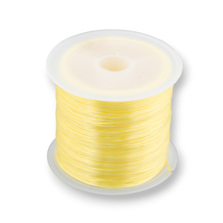 Fil Élastique Multibrin Mesure 0.5mm 30 Mètres 1 Bobine Jaune