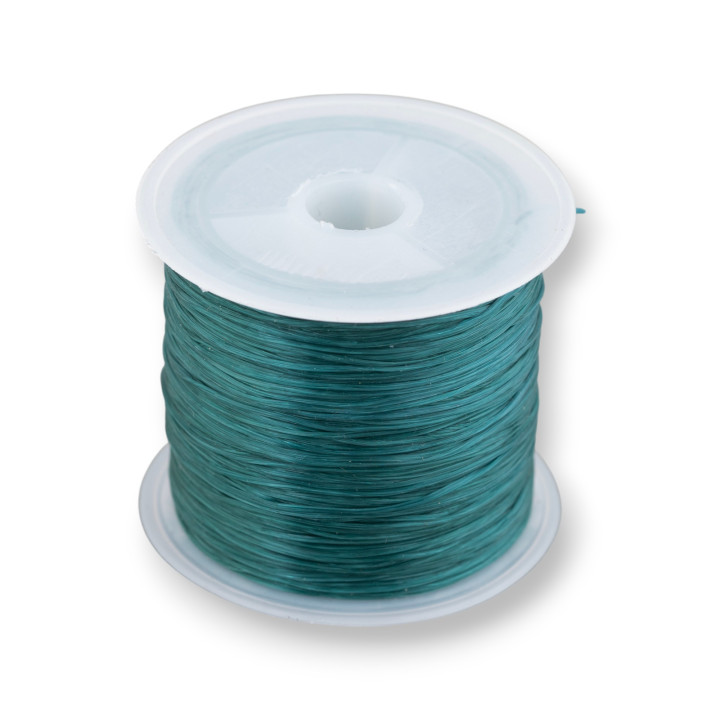 Hilo Elástico Multihilos Medida 0.5mm 30 Metros 1 Bobina Verde Esmeralda
