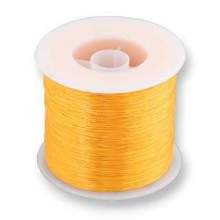 Multistrand Elastic Thread Size 0.5mm 500 Meters 1 Spool Light Orange