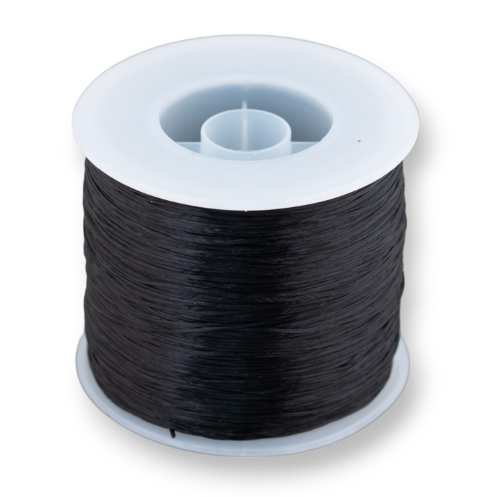 Hilo Elástico Multihilo Medida 0.5mm 500 Metros 1 Bobina Negra