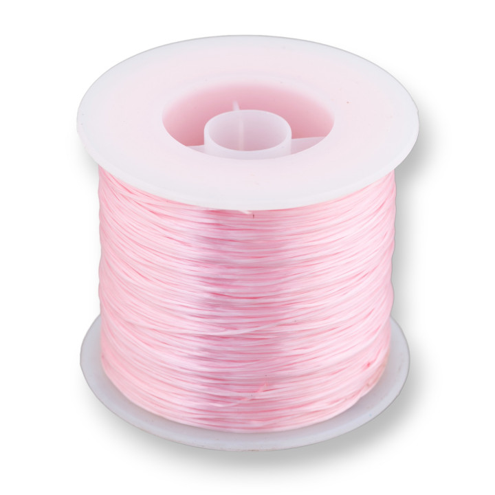 Fil Élastique Multibrin Mesure 0.5mm 500 Mètres 1 Bobine Rose