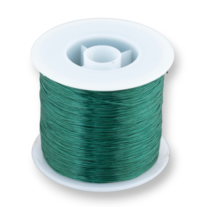 Multistrand Elastic Thread Size 0.5mm 500 Meters 1 Spool Emerald Green