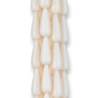 Glatte natürliche Knochentropfen 08x20mm