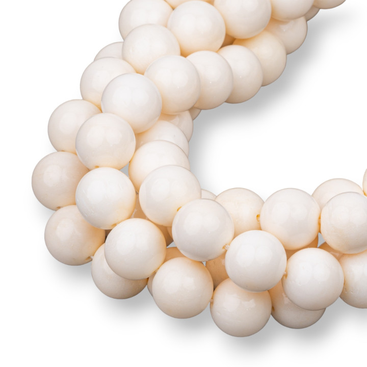 Natural Smooth Round Bone 12mm