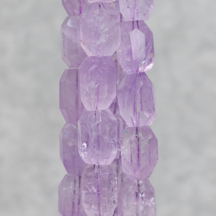 Klarer Amethyst Facettierter Stein 12-18mm Lavendel
