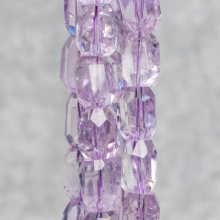 Klarer Amethyst Facettierter Stein 12-18mm Transparent