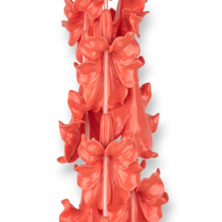 Hilo Resina Lilium 20x35mm 11pcs Rosa