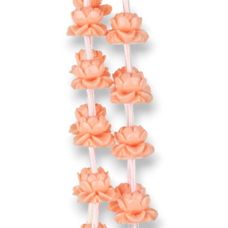 Ρητίνη Lotus Flower 15x10mm 20τμχ Ροζ