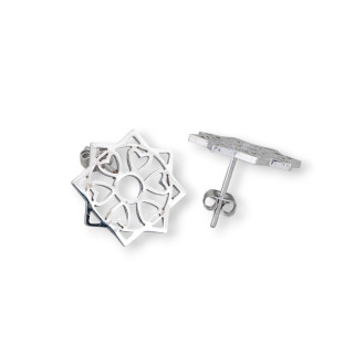 Σκουλαρίκια Coure Star Steel 18mm 7 Ζεύγη