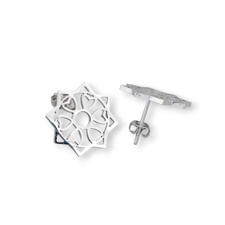 Pendientes Stella Coure Acero 18mm 7 Pares