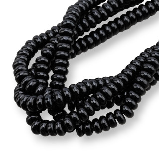 Rondelles Lisses Onyx 8x4mm