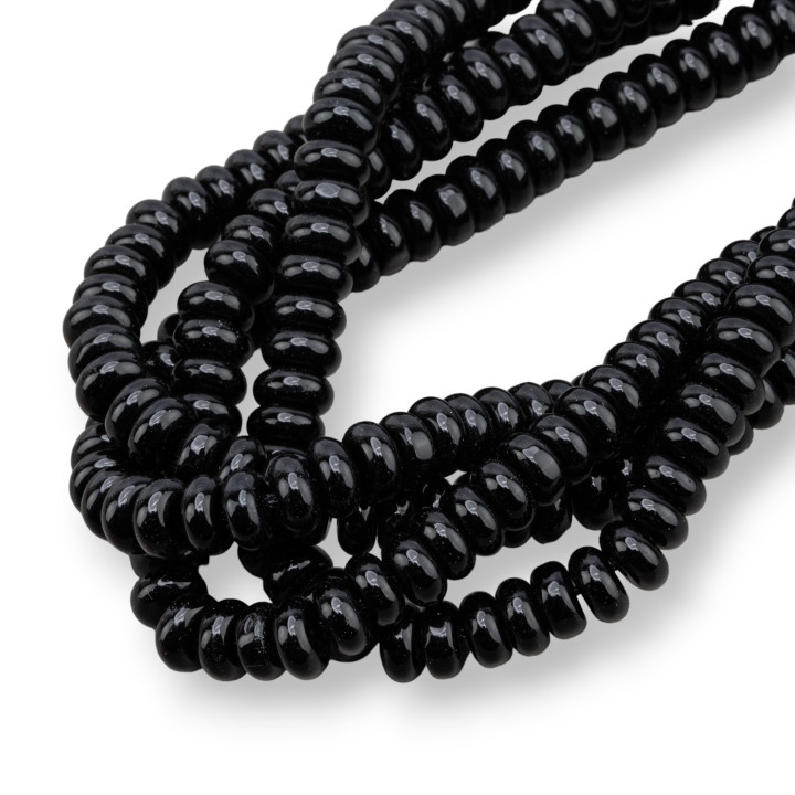 Arandelas Onyx Lisas 8x4mm