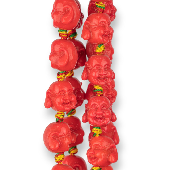 Buda Resina 15x13mm 20uds Fucsia