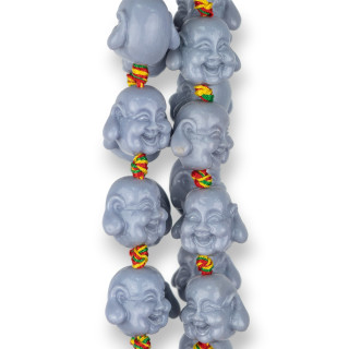 Buda Resina 18x15mm 20uds Gris Claro