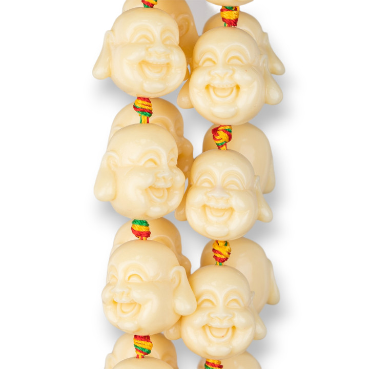 Resina Buddha 20mm 16pz Panna