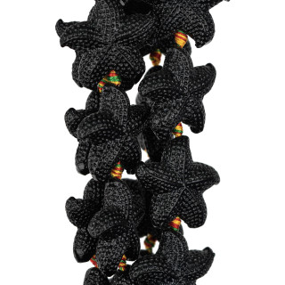 Résine Étoile de Mer 30mm 12pcs Noir