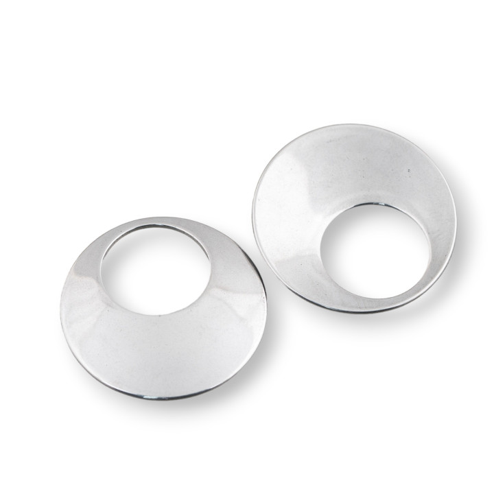 Creole Smooth Steel Component 25mm 70pcs