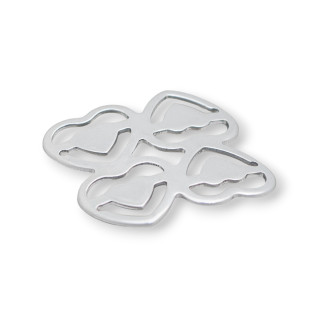 Componente Di Acciaio Cuori 23x21mm 70pz