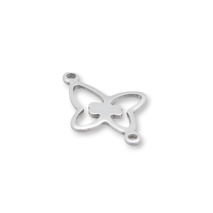 Composant Acier Perforé Papillon 16x24mm 120pcs