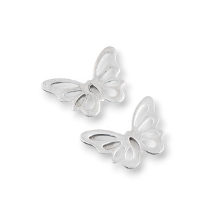 Composant Acier Perforé Papillon 18x12mm 72pcs