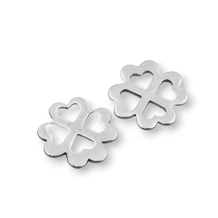 Steel Component Perforated Flower 16mm 72pcs