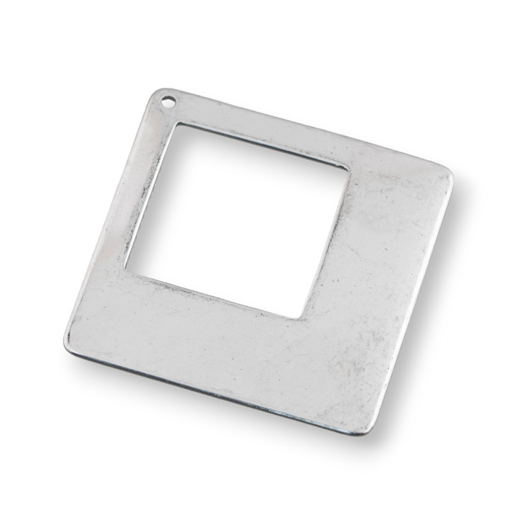 Componente Di Acciaio Quadrato Forato Pendete 32mm 40pz