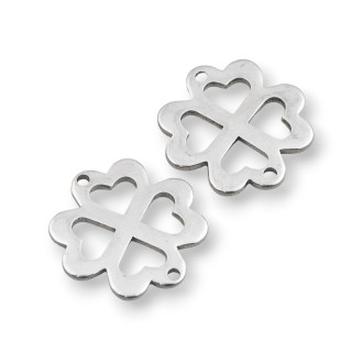 Componente Di Acciaio Quadrifoglio 20x25mm 70pz